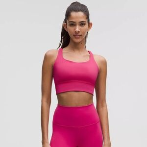 lululemon Energy Longline Bra Medium Support, B–D Cups, Size 10